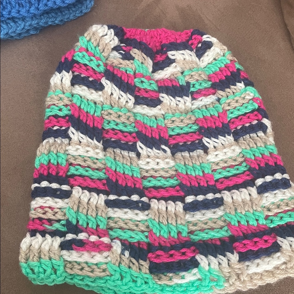 Multicolor Knit Beanie